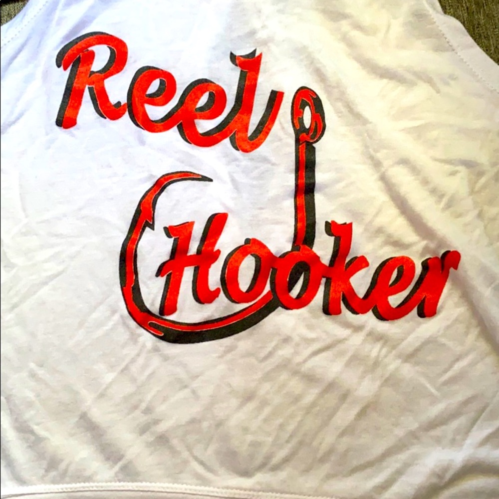 Reel hooker tank top